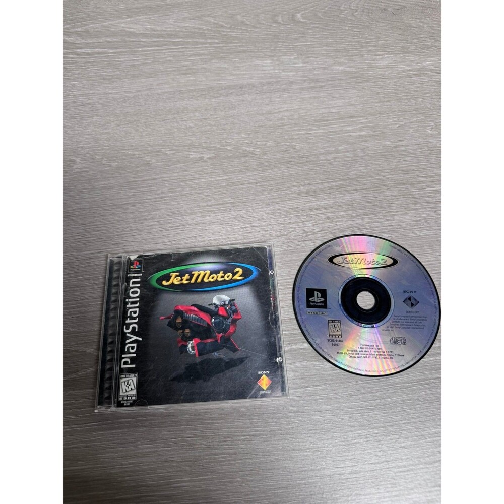 Jet Moto 2 PlayStation PS1 Video Game Racing Multiplayer